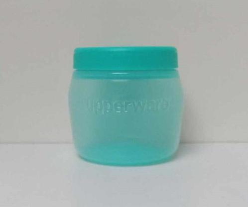Tupperware « Universal Jar Eco » 325 ml - Turkois, Huis en Inrichting, Keuken | Tupperware, Nieuw, Bus of Trommel, Blauw, Ophalen of Verzenden