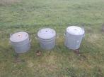 3 waterdichte zinken steriliseerketels, Antiek en Kunst, Ophalen
