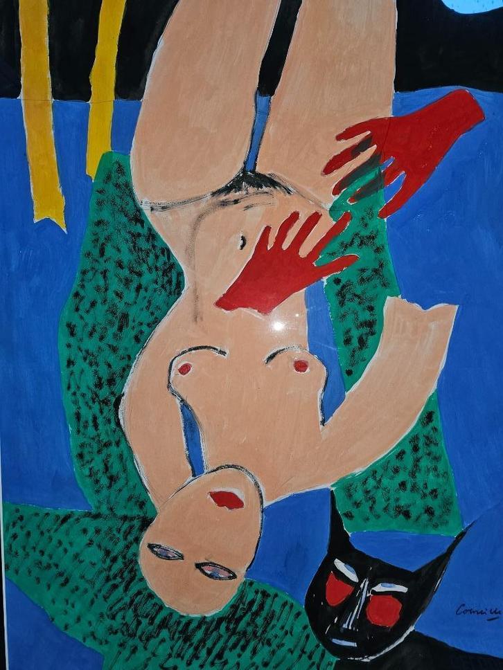 Prachtige Olie tekening Corneille klaar voor aan de muur, Antiek en Kunst, Kunst | Schilderijen | Klassiek, Ophalen