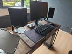 Bureau uit massief Olm hout, Ophalen, Gebruikt, Bureau