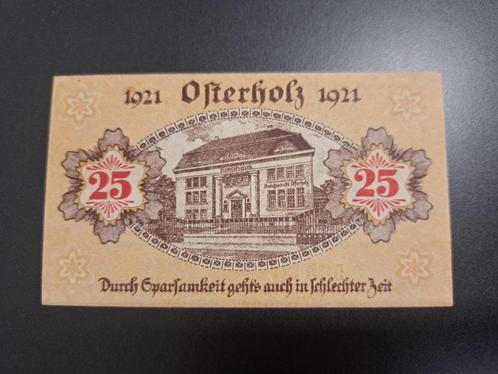 1921 Allemagne 25 pfennig argent d'urgence Osterholz, Timbres & Monnaies, Billets de banque | Europe | Billets non-euro, Billets en vrac