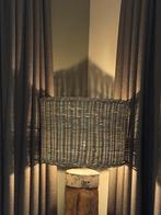 Mooie authentieke landelijke lampenkap riviera maison, 25 tot 50 cm, Beige, Rond, Ophalen of Verzenden
