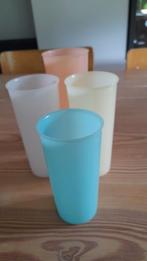 4 tasses Tupperware vintage aux couleurs pastel, Enlèvement ou Envoi