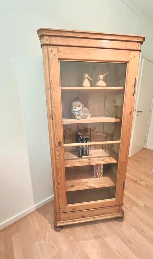 Prachtige antieke grenen kast, Huis en Inrichting, Kasten | Vitrinekasten, Zo goed als nieuw, 150 tot 200 cm, 50 tot 100 cm, 25 tot 50 cm