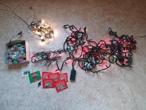 Set met leuke kerstlichtjes en reservelampjes, Diversen, Kerst, Gebruikt, Ophalen