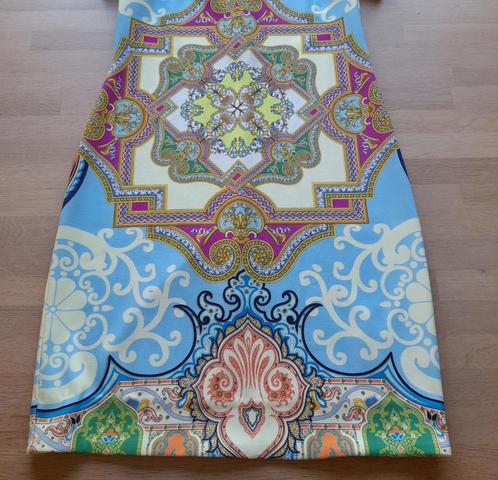 Dameskleed – merk: Etoile Du Monde – maat: S, Kleding | Dames, Jurken, Zo goed als nieuw, Maat 36 (S), Blauw, Knielengte, Ophalen of Verzenden