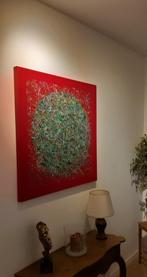Schilderij: "SPLASH". 90/90/4 cm., Ophalen