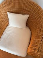 Rotan zetel met kussens, Huis en Inrichting, Fauteuils, Ophalen, Gebruikt