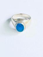 Ring in wit goud 18K, Verzenden, Wit, Dame of Heer, Met edelsteen