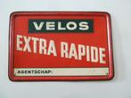 plaque   EXTRA RAPIDE vélo ancien no plaque émaillée, Enlèvement ou Envoi, Panneau publicitaire