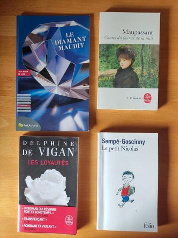 Franse leesboeken uit de leeslijst ASO beschikbaar voor biedingen