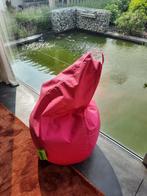 Roze zitzak met afritsbare hoes, Huis en Inrichting, Zitzakken, Ophalen, Zo goed als nieuw, Roze, Zitzak