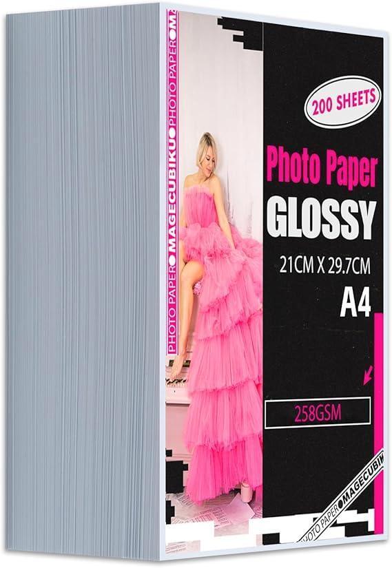 200 vellen glanzend fotopapier voor inkjetprinters, Audio, Tv en Foto, Fotografie | Fotopapier, Nieuw, Verzenden
