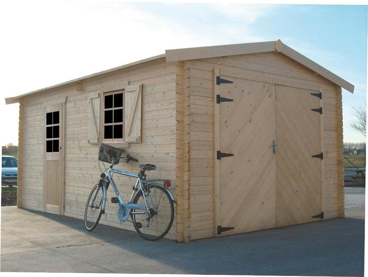 NIEUW Houten Garage - S8944, Hobby & Loisirs créatifs, Hobby & Loisirs Autre, Neuf, Envoi