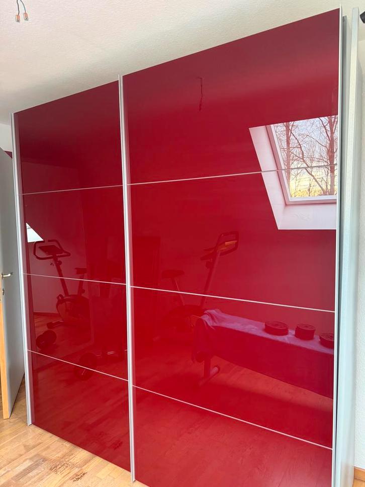 Kleerkasten, Huis en Inrichting, Kasten | Kleerkasten, Zo goed als nieuw, Glas, Ophalen