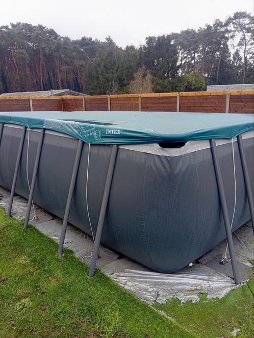 Groot Intex Ultra XTR frame zwembad. 549x274x132, Tuin en Terras, Zwembaden, Gebruikt, Ophalen