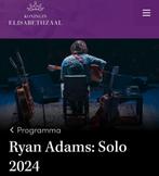 2 Tickets Ryan Adams Antwerpen, Tickets & Billets, Concerts | Autre, Septembre