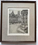 Ets van Roger Hebbelinck, Antiek en Kunst, Kunst | Etsen en Gravures, Ophalen