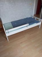 Kinderbed/ peuterbed met lattenbodem, wit, 70x160 cm, Ophalen of Verzenden, Wit, Zo goed als nieuw