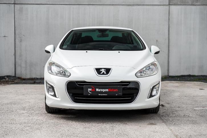 Peugeot 308 Cabrio 1.6 HDI ***, Auto's, Peugeot, Bedrijf, Te koop, Diesel, Euro 5, Cabriolet, 3 deurs, Handgeschakeld, Wit, Zwart