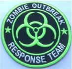 Zombie Outbreak Response Team stoffen opstrijk patch embleem, Collections, Autocollants, Envoi, Neuf