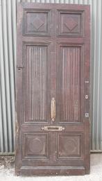 Porte d'entrée en chêne, Ophalen, Gebruikt, Overige typen, 150 tot 225 cm