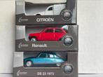 Super9 Citroen DS, Renault 5, Citroën 2cv schaalmodel 1:60, Ophalen of Verzenden, Zo goed als nieuw, Auto