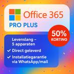 Office 365 Pro Plus – Levenslang – 5 Apparaten | garantie, Computers en Software, Office-software, Ophalen, Nieuw, Word, MacOS