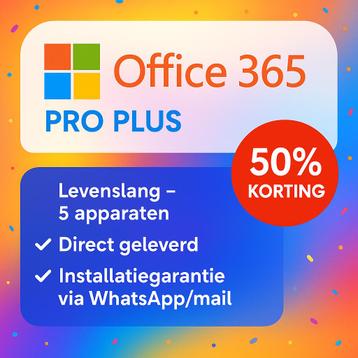 Office 365 Pro Plus – Levenslang – 5 Apparaten | garantie beschikbaar voor biedingen