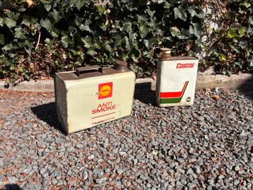 Vintage retro oliebus metaal Shell Castrol beschikbaar voor biedingen
