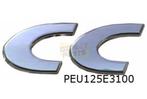 Peugeot 206/207 CC embleem tekst ''CC'' achterklep Origineel, Autos : Pièces & Accessoires, Carrosserie & Tôlerie, Peugeot, Envoi