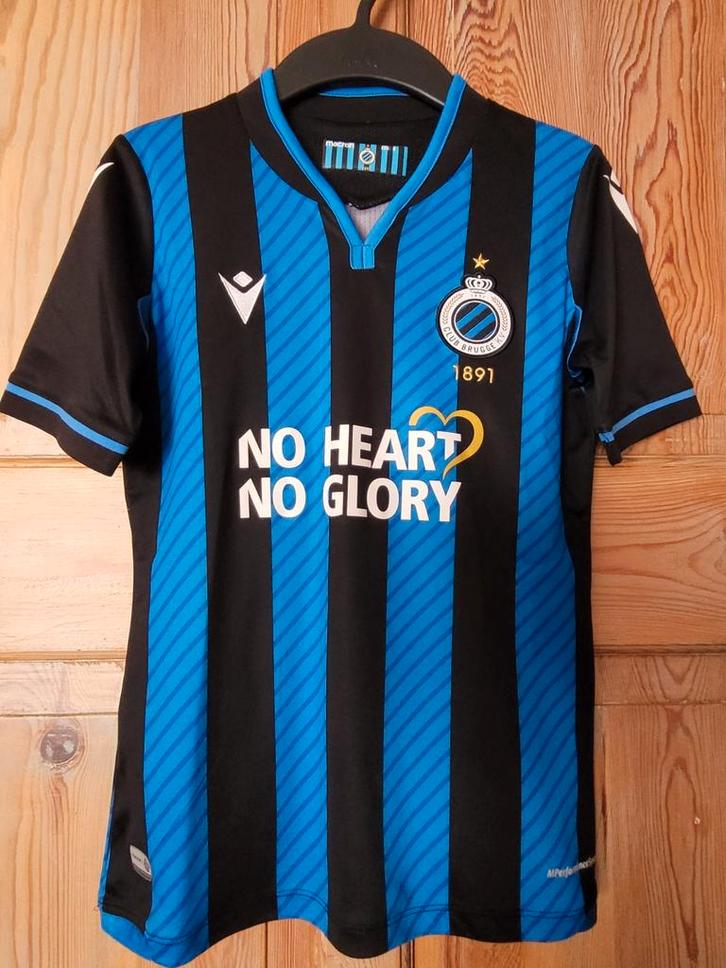 Voetbaltruitje, voetbalshirt, trainingsshirt Club Brugge, Sport en Fitness, Voetbal, Zo goed als nieuw, Shirt, Maat XS of kleiner