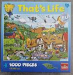 Puzzel 1000st That's life, Ophalen of Verzenden, 500 t/m 1500 stukjes, Zo goed als nieuw, Legpuzzel