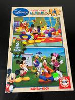 2 houten puzzels Mickey clubhouse, Kinderen en Baby's, Ophalen, 10 tot 50 stukjes