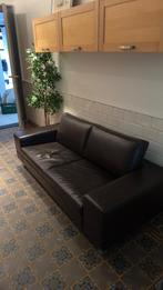 Leren 2-persoons zetel - Echt leder, comfortabel en design, Huis en Inrichting, Zetels | Zetels, Ophalen, Design, 150 tot 200 cm