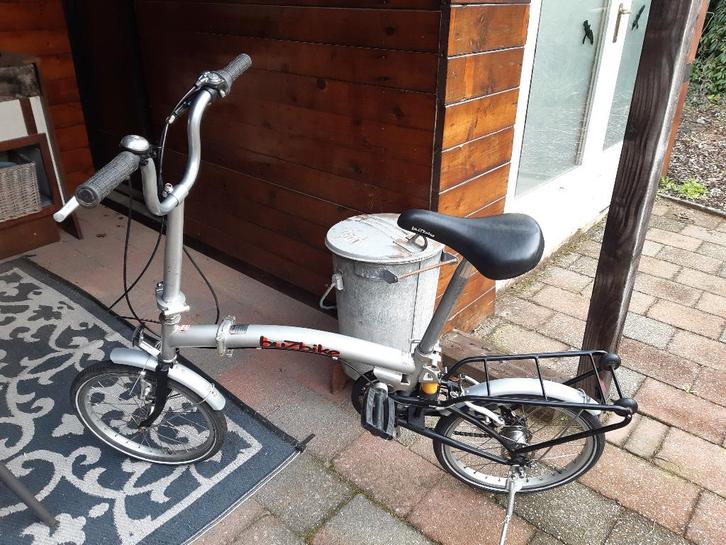 goede vouwfiets met handremmen en 3 versnelling, Fietsen en Brommers, Fietsen | Vouwfietsen, Gebruikt, Totaal opvouwbaar, Versnellingen