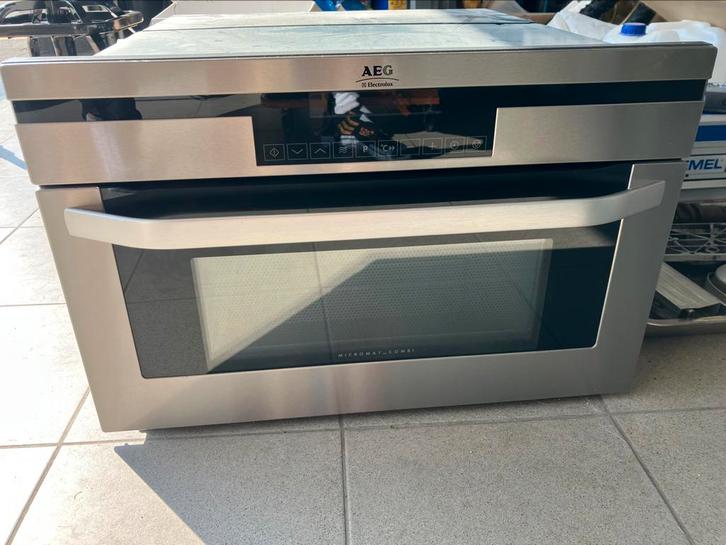 AEG combi-oven, micro en oven. Defect., Elektronische apparatuur, Ovens, Niet werkend, Inbouw, Oven met grill, Minder dan 45 cm
