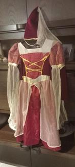Prinses kleed met hoedje middeleeuwse jurk halloween mt 128, Ophalen