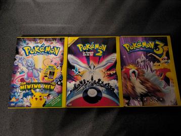 De 3 eerste Pokémon films Nederlands gesproken 