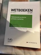 Wetboeken 2021 op maat, Boeken, Studieboeken en Cursussen, Ophalen, Nieuw, Hogeschool