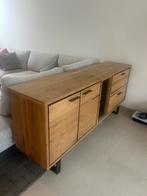 Eiken dressoir te koop - 81cm hoog, 42cm breed, 180cm lang, Huis en Inrichting, Ophalen, Gebruikt, Eikenhout