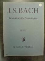 Pianoboek JS Bach 2stemmige inventies, Boeken, Muziek, Ophalen, Zo goed als nieuw, Instrument, J.S.Bach
