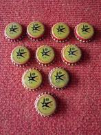 10 oude ongebruikte kroonkurken brouwerij luycks - expo 58, Verzamelen, Ophalen of Verzenden, Zo goed als nieuw, Reclamebord