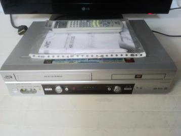 Lecteur DVD/enregistreur vidéo VHS JVC HR-XV2, Enlèvement ou Envoi, Comme neuf, Lecteur ou enregistreur VHS