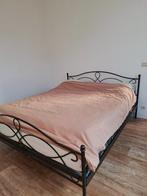 Grand lit 2 personnes ( 2m30 longueur), Ophalen, Gebruikt, Zwart, Overige typen