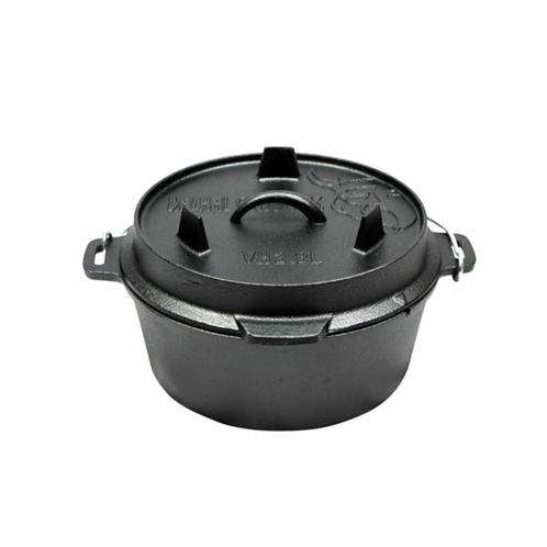 Gietijzeren Dutch Oven 3.8 L Valhal Outdoor, Huis en Inrichting, Keuken | Potten en Pannen, Nieuw, Overige typen, Gietijzer, Ophalen of Verzenden