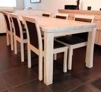 Eetkamertafel met 6 stoelen, 200 cm of meer, 50 tot 100 cm, Rechthoekig, Ophalen of Verzenden