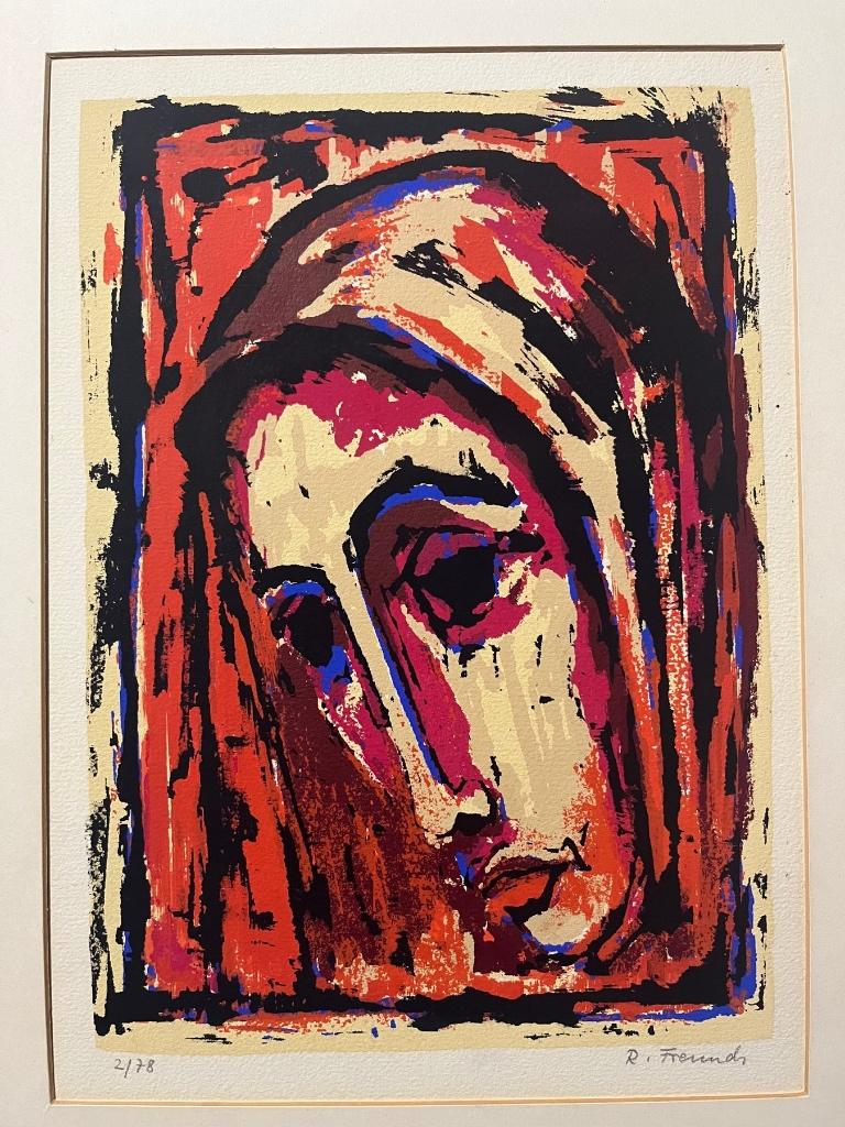 Robert Freund (1929–1999) – Sérigraphie signée, 1969, Antiquités & Art, Art | Lithographies & Sérigraphies, Enlèvement ou Envoi