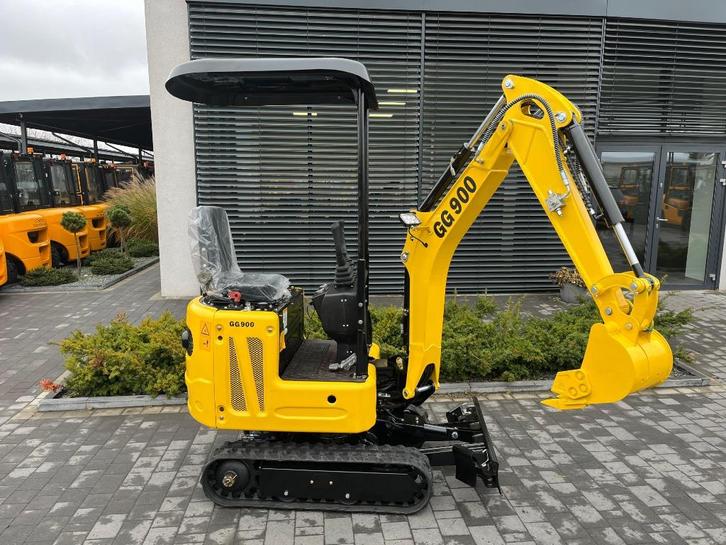 GG900 KUBOTA D722 DIESEL Euro 5 incl knik giek minigraver, Tuin en Terras, Aarde en Mest, Overige typen, Ophalen