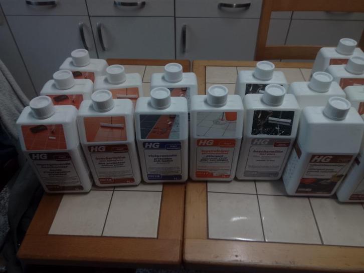 42 flacons de produits HG neuf, Huis en Inrichting, Schoonmaakartikelen, Schoonmaakmiddel, Ophalen
